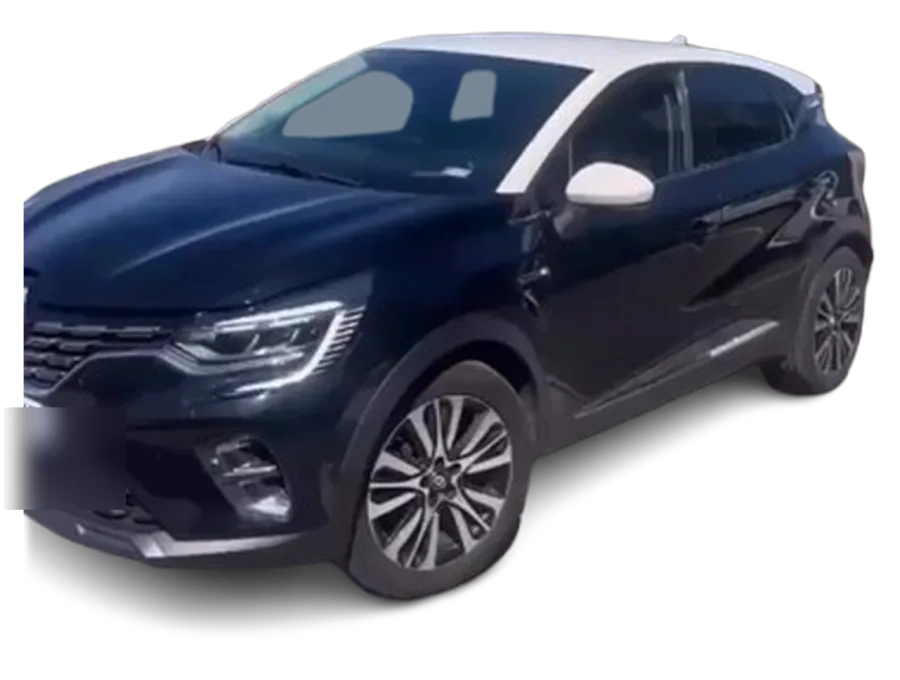 Renault Captur noir toit blanc proposé en location par Auto Francilien